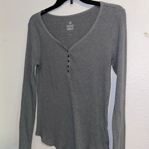 grey long sleeve